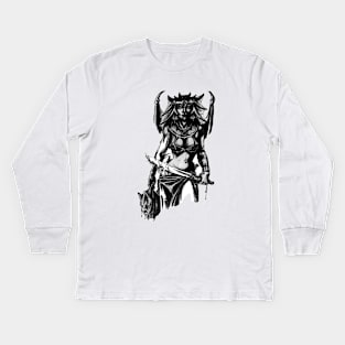 saint of Death Kids Long Sleeve T-Shirt